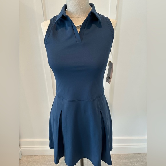 90 Degree By Reflex Racerback Blue Pleated Tennis/Pickleball Dress - Small(NWT) - Picture 5 of 9